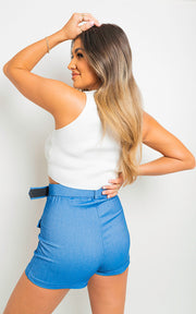 Pocket Belted Cargo Skort