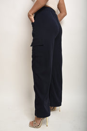 Wide Leg Cargo Trousers