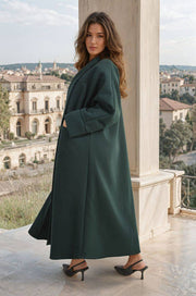 Oversized Long Winter Coat with Pockets