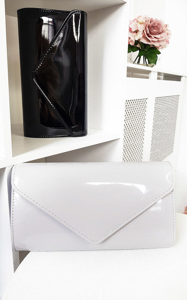 Patent Envelope Clutch Bag