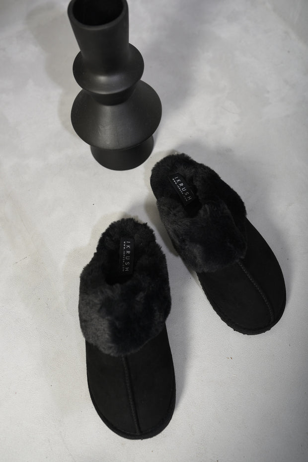 Faux Fur Lined Slippers