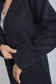 Textured Jacket with Front Pockets