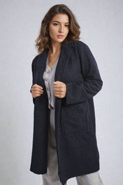 Textured Jacket with Front Pockets