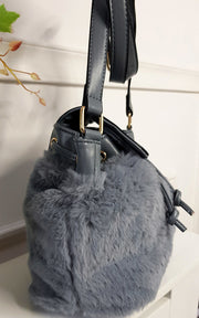 Faux Fur Shoulder Bag