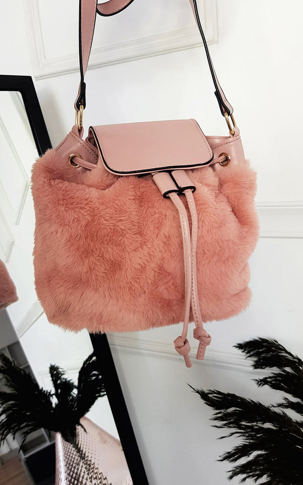 Faux Fur Shoulder Bag