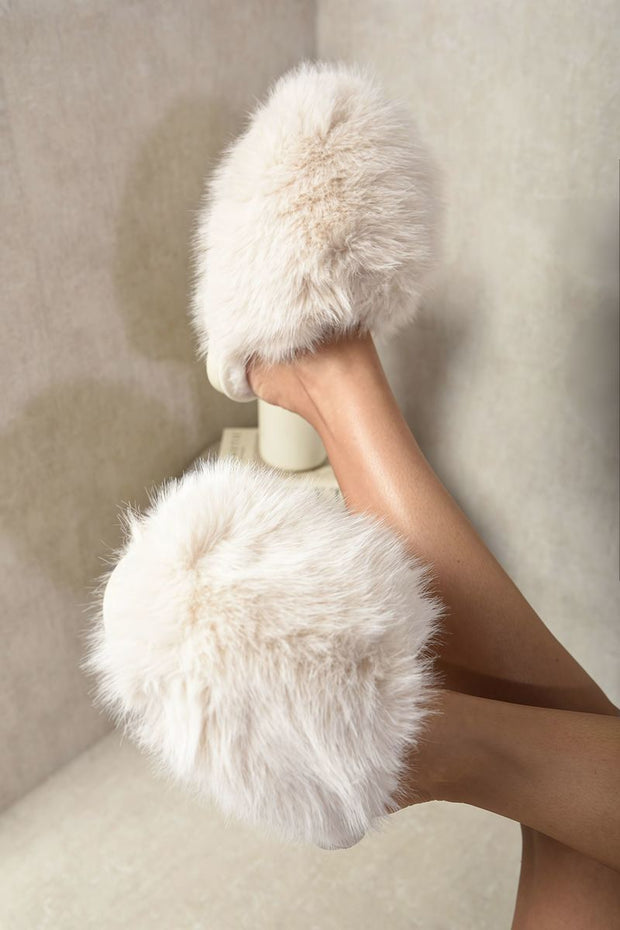 Fluffy Faux Fur Winter Slippers