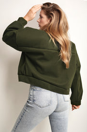 Flap Pocket Cropped Jacket