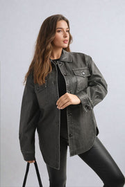 Faux Leather Jacket