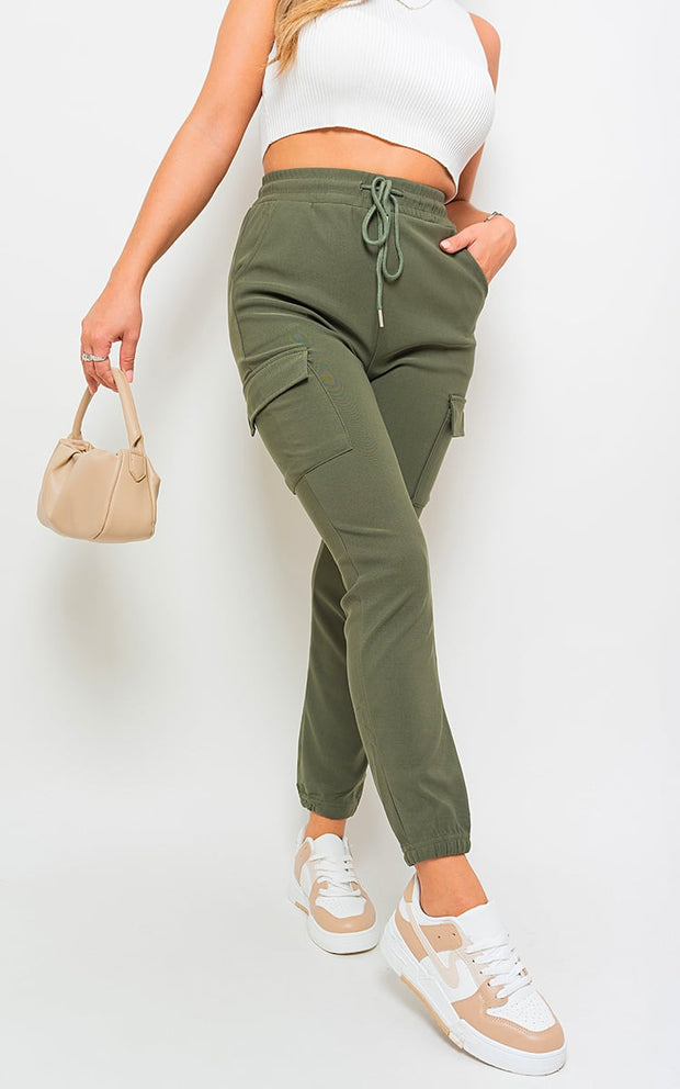 Plus Size Frankie Cargo Pocket Trousers